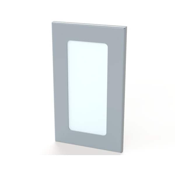 Window, 8.80 in. H x 5.10 in. W x 0.38 in. L, Carbon Steel, Polycarbonate